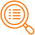 Contract approval symbol with gavel
